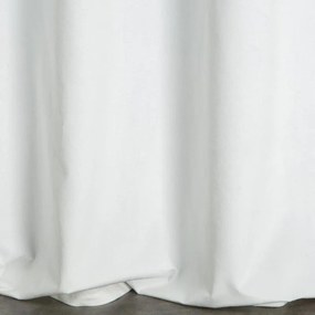 Biely zamatový záves na páske MELANIE 140x270 cm