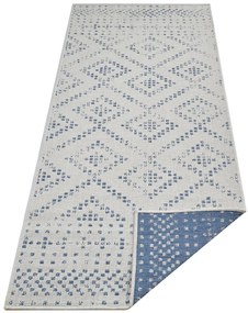 Mujkoberec Original Kusový koberec Mujkoberec Original Nora 105006 Blue Creme – na von aj na doma - 80x200 cm