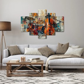 Obraz - Hudobné nástroje (150x105 cm)