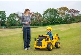 Elektrické autíčko Nakladač CAT 60W/4500 mAh žlto-čierne