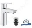 Grohe QuickFix Start - Umývadlová batéria s výpustom Push-Open, studený štart, chróm 23746002