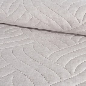 PREHOZ NA POSTEĽ LEN 220X240 CM BÉŽOVÝ