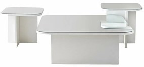 Súprava konferenčných stolíkov Jazz White