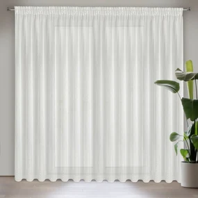 ZÁCLONA NA PÁSKE SIBEL 300X250 CM BIELA