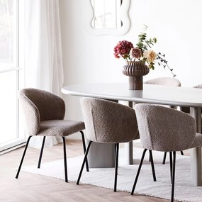 Hnedá sklenená váza (výška 27 cm) Celia – House Nordic