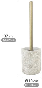 Biela WC kefa z polyresínu Montalfano – Wenko