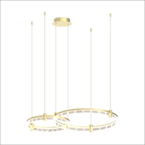 Závesné LED svietidlo Elegance, 2x LED 72w, 4000k, g