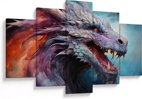 Obraz - Ilustrácia draka (150x105 cm)