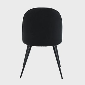 Jedálenská stolička LUDI čierna 738180