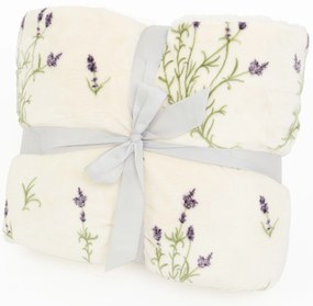 Baránková deka mikroplyš Exclusive 220 × 200 cm – Levanduľa 02