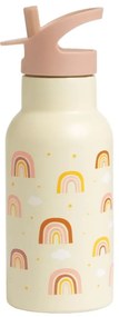 Nerezová fľaša na pitie dúha