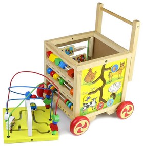 Multifunkčná drevená pomôcka na chodenie