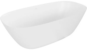 Mexen Como, voľne stojaca vaňa z konglomerátu 150 x 82 cm, biela matná, 57311508200