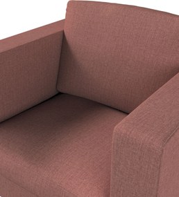 Poťah na kreslo Karlanda, krátky farba produktu hnedá látka zapletaná