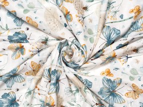 Krepové obliečky do postieľky Renforcé ELIVINE biele Rozmer obliečky: 45 x 65 cm | 90 x 140 cm