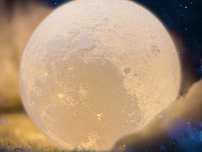 Verk 15845 3D Lampička mesiac Moon Light 8 cm