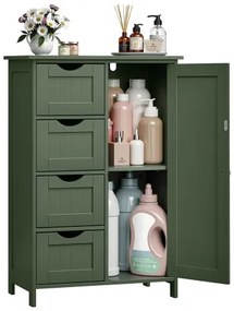 Kúpeľňová skrinka LHC041C01 zelená