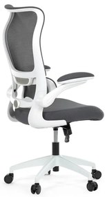 Autronic BONTEC Kancelárska stolička, hojdací mechanizmus, šedá sieťovina, KA-C807 GREY Farba: Šedá