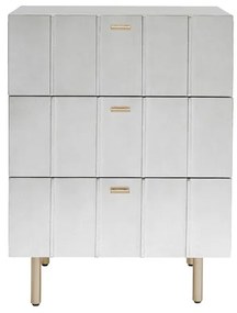 Venice Line komoda strieborná 60 cm