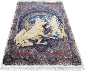 DY Exkluzívny koberec Qum Silk 04 Navy Rozmer: 200x300 cm