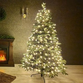 Vianočné LED osvetlenie teplá biela 16m 160LED