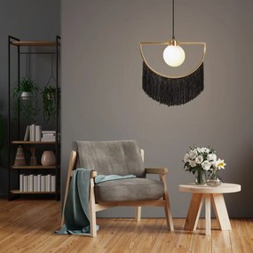 Toolight Toolight, závesné svietidlo 1xE27, APP779-3C, zlatá-čierna, OSW-07003