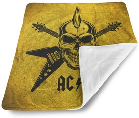 Sablio Deka pre bábätko ACDC Lebka - 80x100 cm