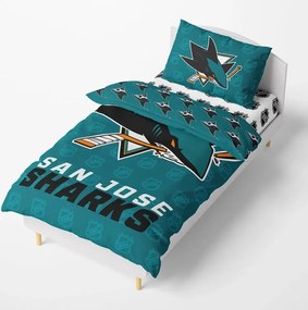 NHL Hokejové obliečky San Jose Sharks Shields 140x200/70x90 cm