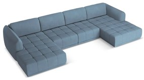 Svetlomodrá rohová pohovka Hoku – Makamii