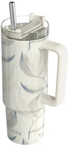 Nerezový termohrnček so slamkou Stream Cotton 950 ml