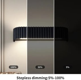 BRILAGI - LED stmievateľné nástenné svietidlo FALCON MODERN LED/14W/230V 40 cm čierne + DO