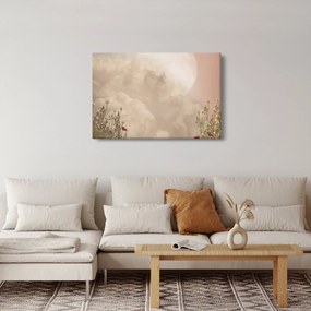 Obraz - Ružový spln (90x60 cm)