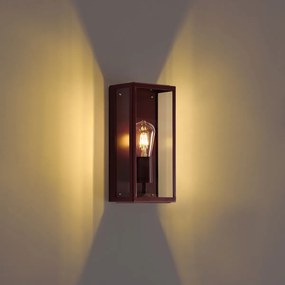 Klasické vonkajšie nástenné svietidlo červené IP44 - Rotterdam