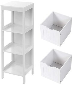 Kúpeľňová skrinka ZOE biela
