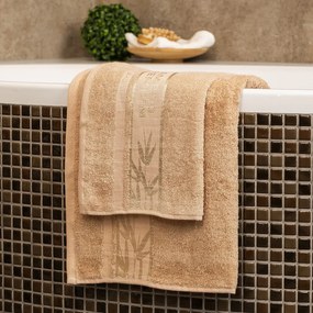 4Home Uterák Bamboo Premium béžová, 50 x 100 cm