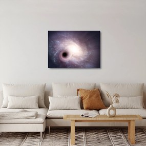 Sklenený obraz - Špirálna galaxia (70x50 cm)