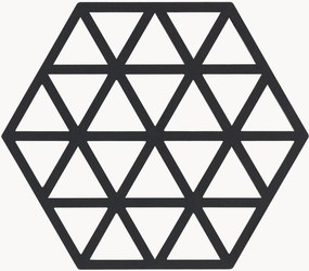 Silikónové podložky pod poháre Triangles, 6 ks