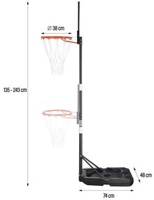 Basketbalový kôš NILS ZDK001