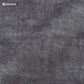 Tmavosivá čalúnená dvojlôžková posteľ s úložným priestorom s roštom 180x200 cm Jade – Bobochic Paris