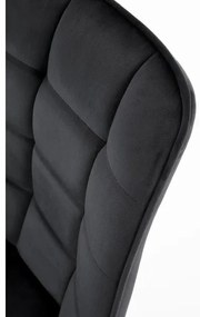 Jedálenská stolička COMORO 1 ks čierna