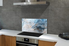 Sklenený obklad do kuchyne Kameň abstrakcie škvrny 125x50 cm