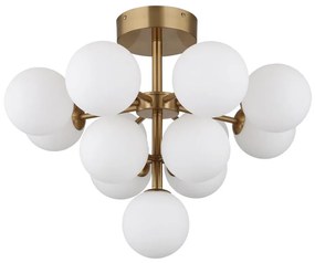 Globo 56143-13GD - Prisadený luster GRAPPY 13xG9/5W/230V pr. 56 cm zlatá