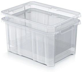 Plastový úložný box NCC12 6 l - priehľadná
