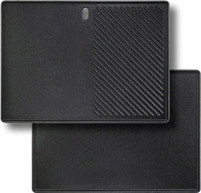 Liatinová grilovacia doska 43,5 x 31,5 cm pre plynový gril, obojstranná