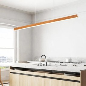 LED Luster na lanku LED/26W/230V 4000K 150 cm buk/masív