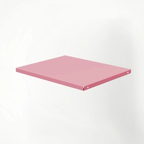 Kovová polica Alex, 448 x 360 x 20 mm, Fresh Style: púdrovo ružová