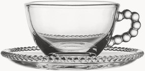 Šálky na kávu's podšálkami Perloa, 6 ks