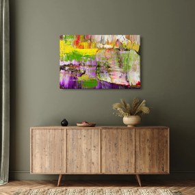 Obraz abstrakcie - maľba (90x60 cm)
