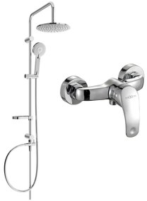 Mexen Carl sprchový set s dažďovou sprchou a sprchovou batériou Fabia, chrómová, 746540240-00