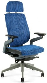 OFFICE PRO Manažérska kancelárska stolička KARME MESH modrá